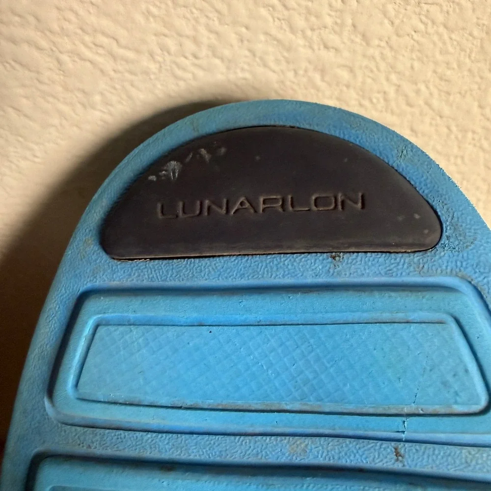 Cole Haan Lunargrand Wingtip Oxford Shoes Mens 10.5 Blue‎ Suede Lunarlon C11096